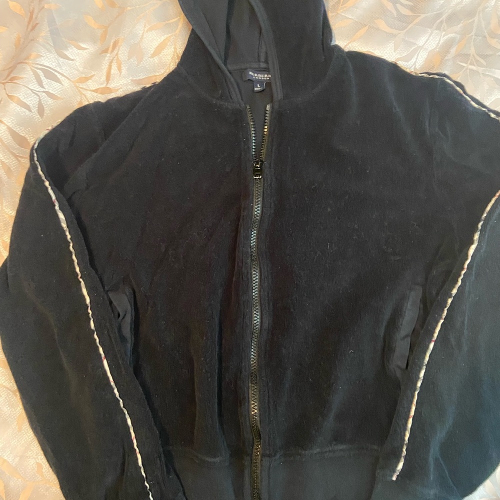 Burberry zip hoodie